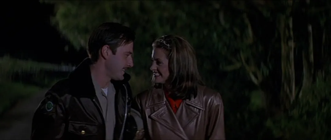 David Arquette e Courtney Cox in Scream 1996