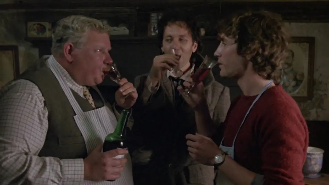 Richard E. Grant, Paul McGann e Richard Griffiths in Shakespeare a colazione